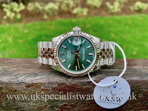 rolex datejust 31mm green dial